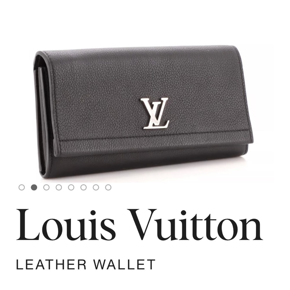 Louis Vuitton Wallet Taurillon Leather Noir Black- Excellent Condition!